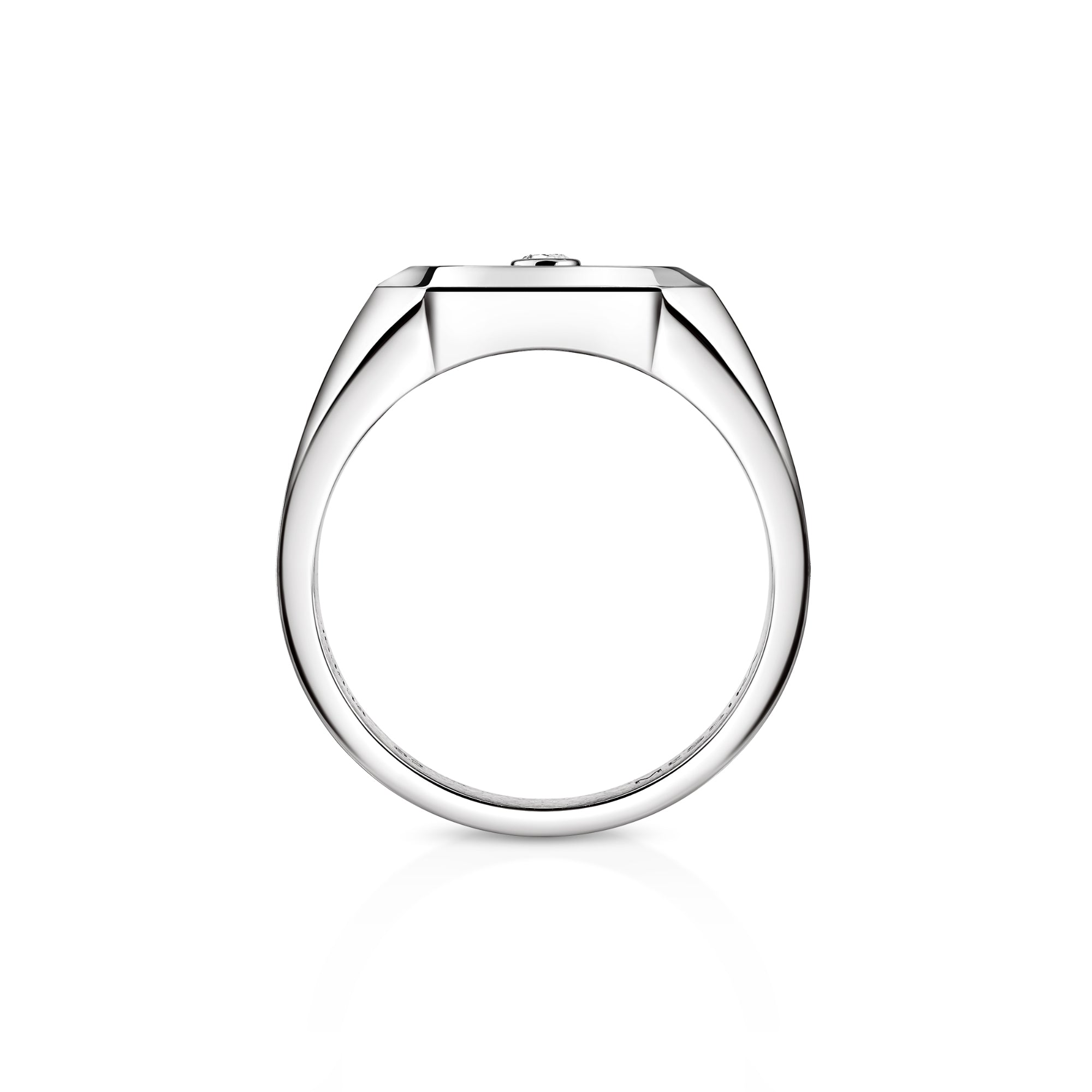 Messika Move Titanium Naturel Siegelring (13771-TN) aus Titan mit Diamant