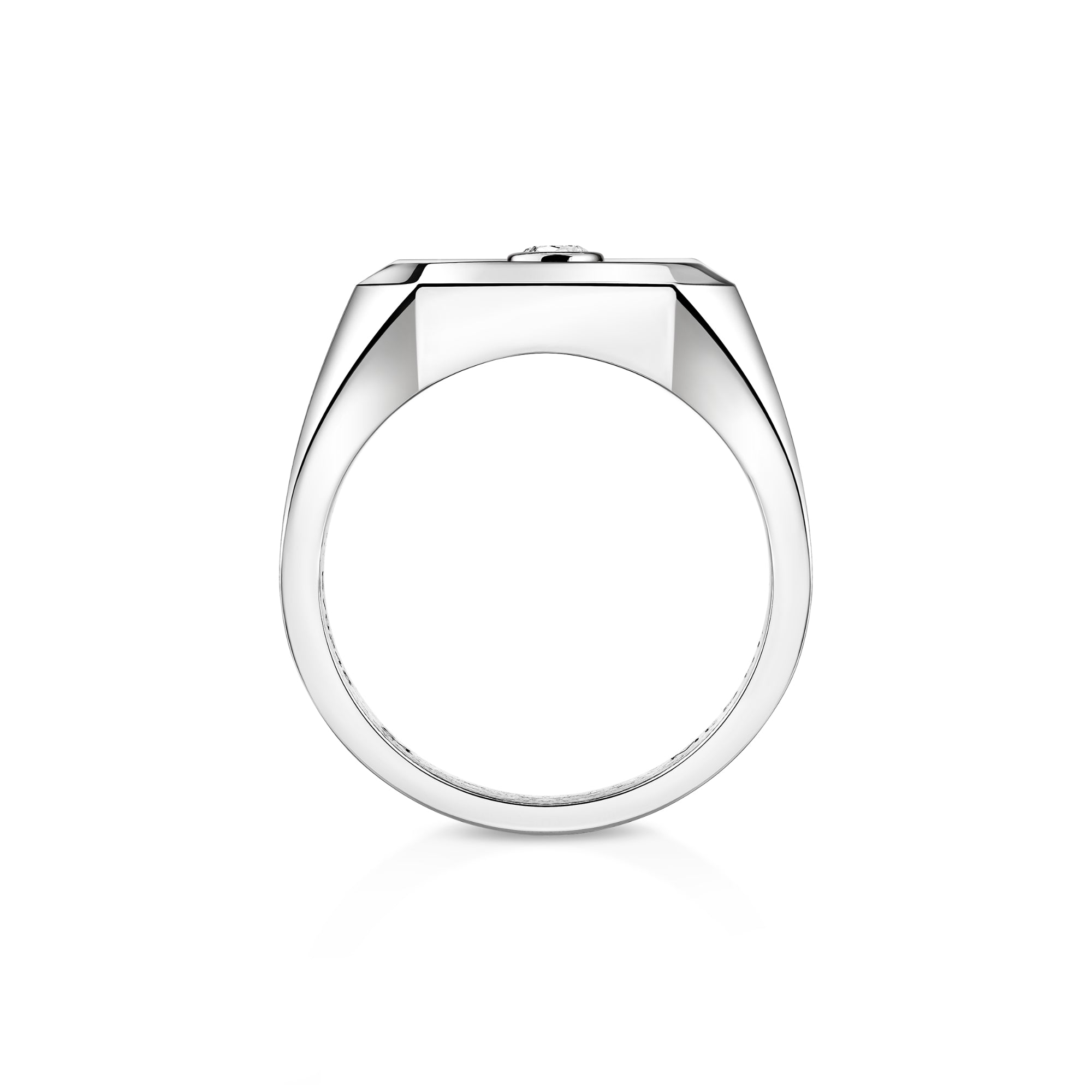 Messika Move Titanium Naturel Siegelring mit Diamanten (13832-TN) aus Titan mit Diamant