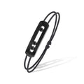 Messika Move Titanium Total Black Armband mit Schnur (10830-TB) aus Titan mit Diamant