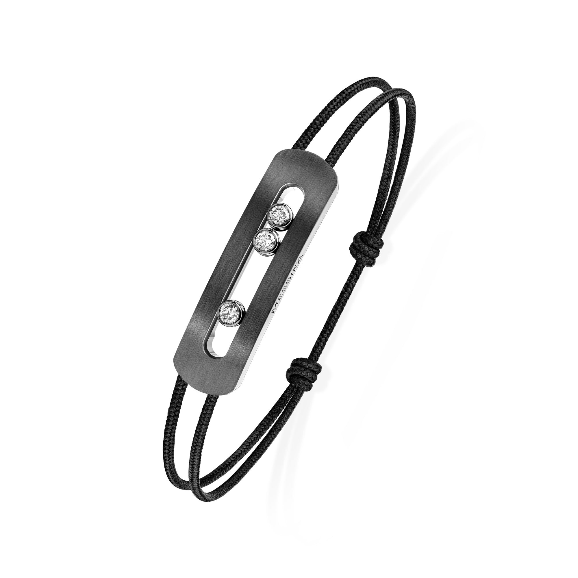 Messika Move Titanium XL Armband mit Schnur (13466-TG) aus Titan mit Diamant