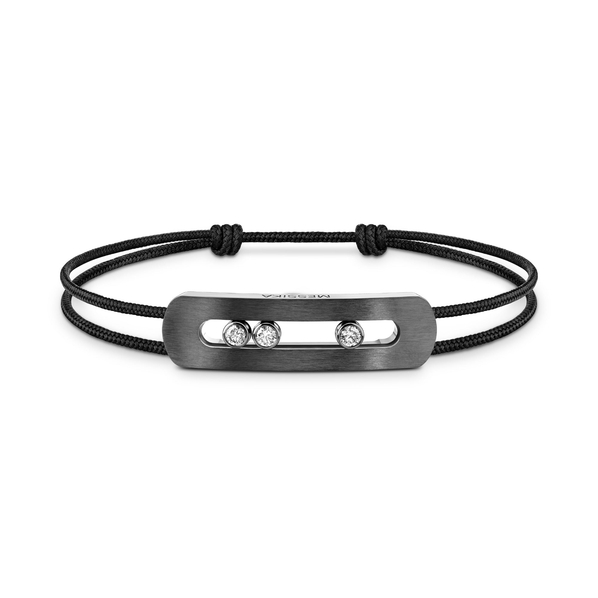 Messika Move Titanium XL Armband mit Schnur (13466-TG) aus Titan mit Diamant