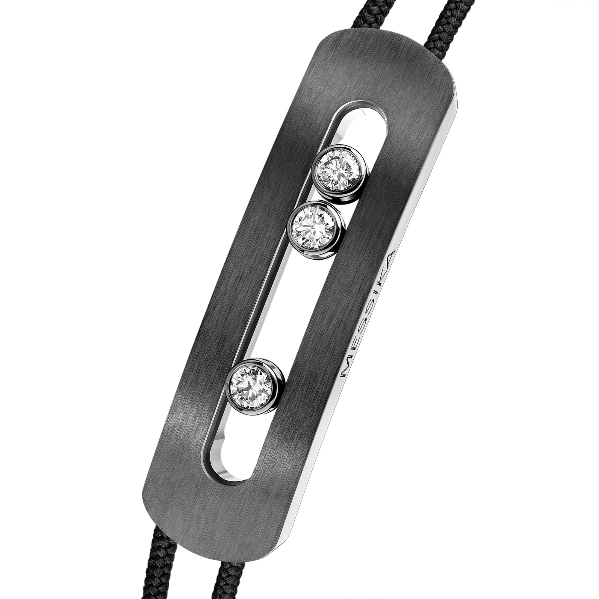 Messika Move Titanium XL Armband mit Schnur (13466-TG) aus Titan mit Diamant