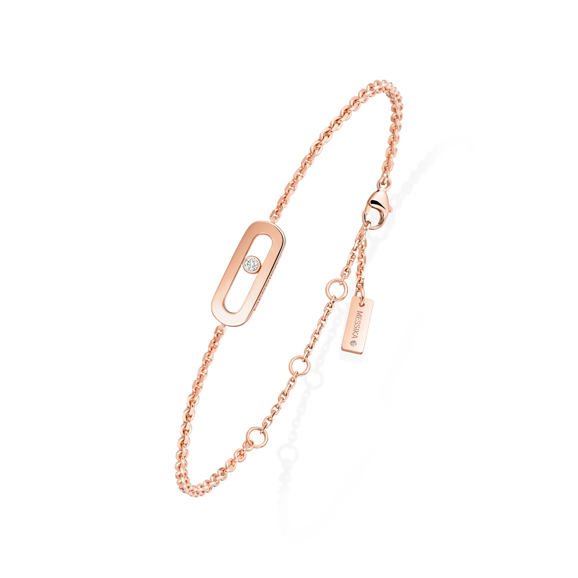 Messika Move Uno Armband (14644-PG) aus Roségold mit Diamant