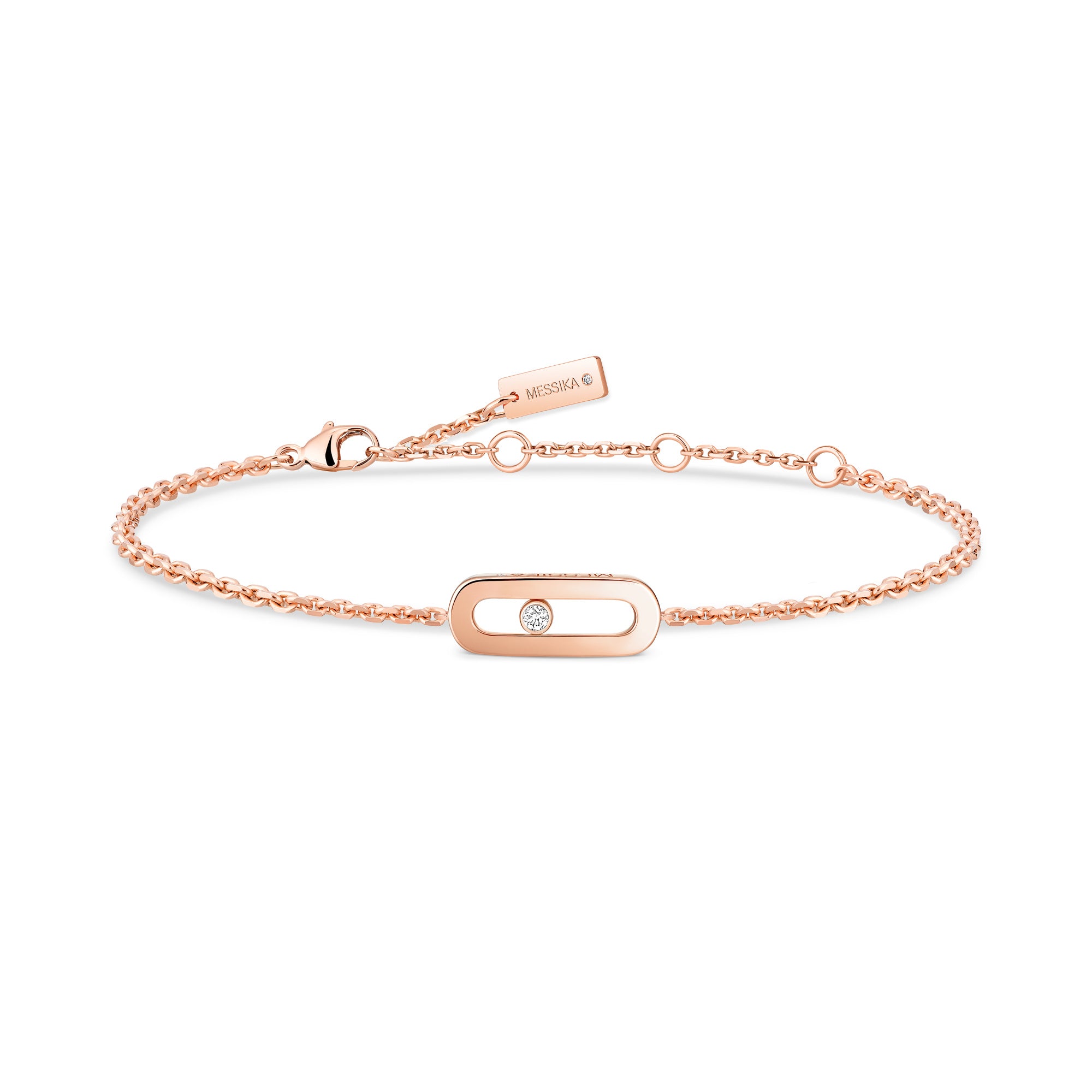 Messika Move Uno Armband (14644-PG) aus Roségold mit Diamant