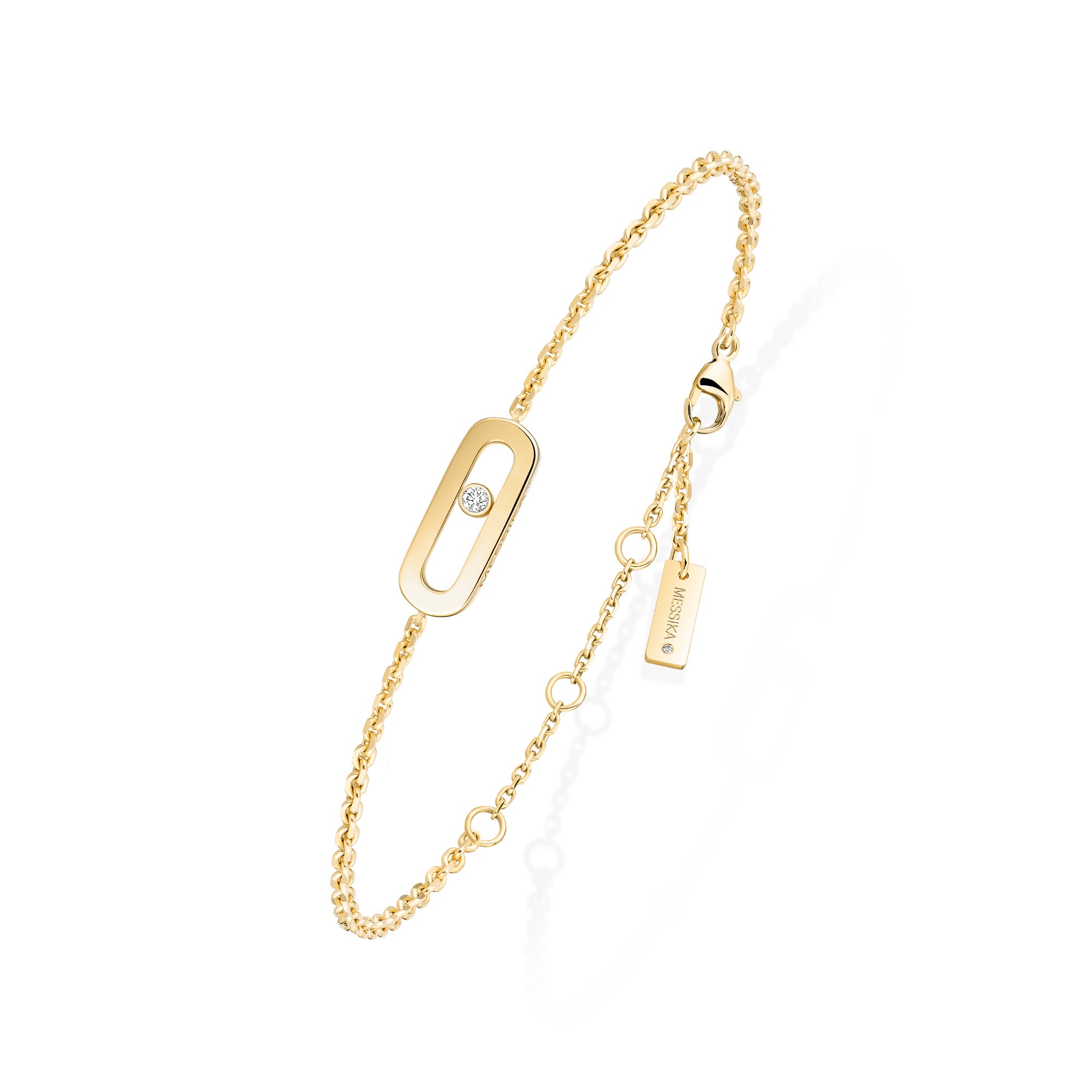 Messika Move Uno Armband (14644-YG) aus Gelbgold mit Diamant