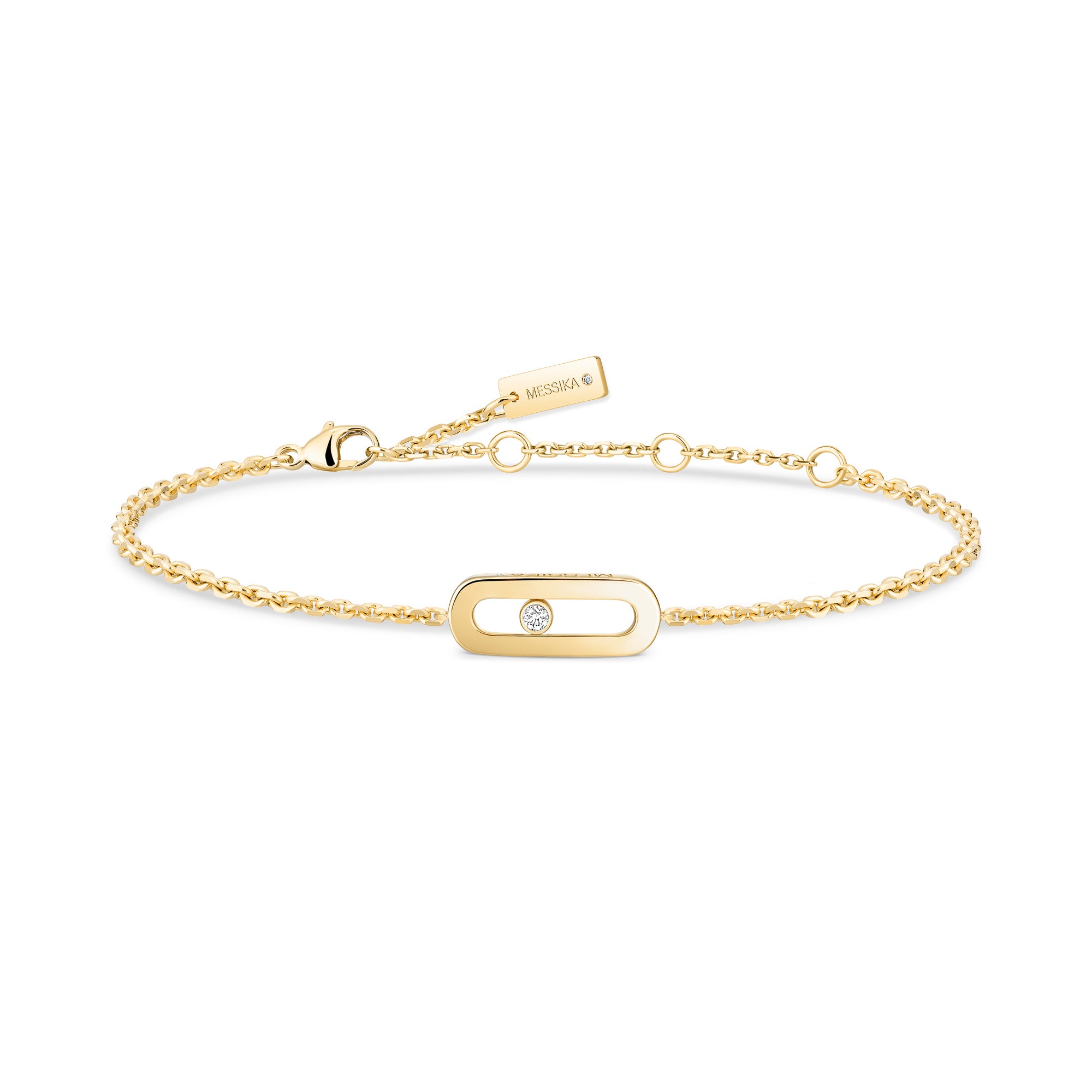 Messika Move Uno Armband (14644-YG) aus Gelbgold mit Diamant