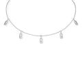 Messika Move Uno Choker Kette mit Quasten (12150-WG) aus Weißgold mit Diamant