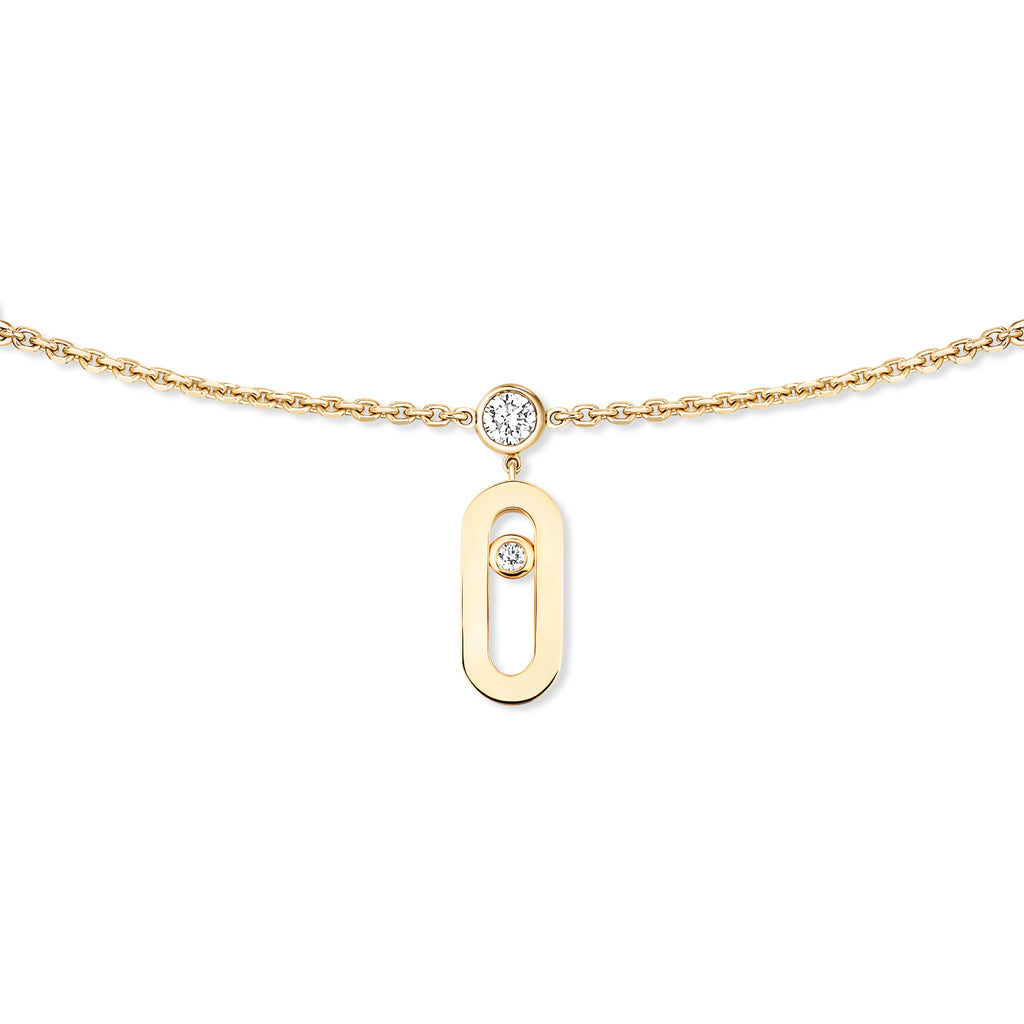 Messika Move Uno Choker mit Quaste (14588-YG) aus Gelbgold mit Diamant