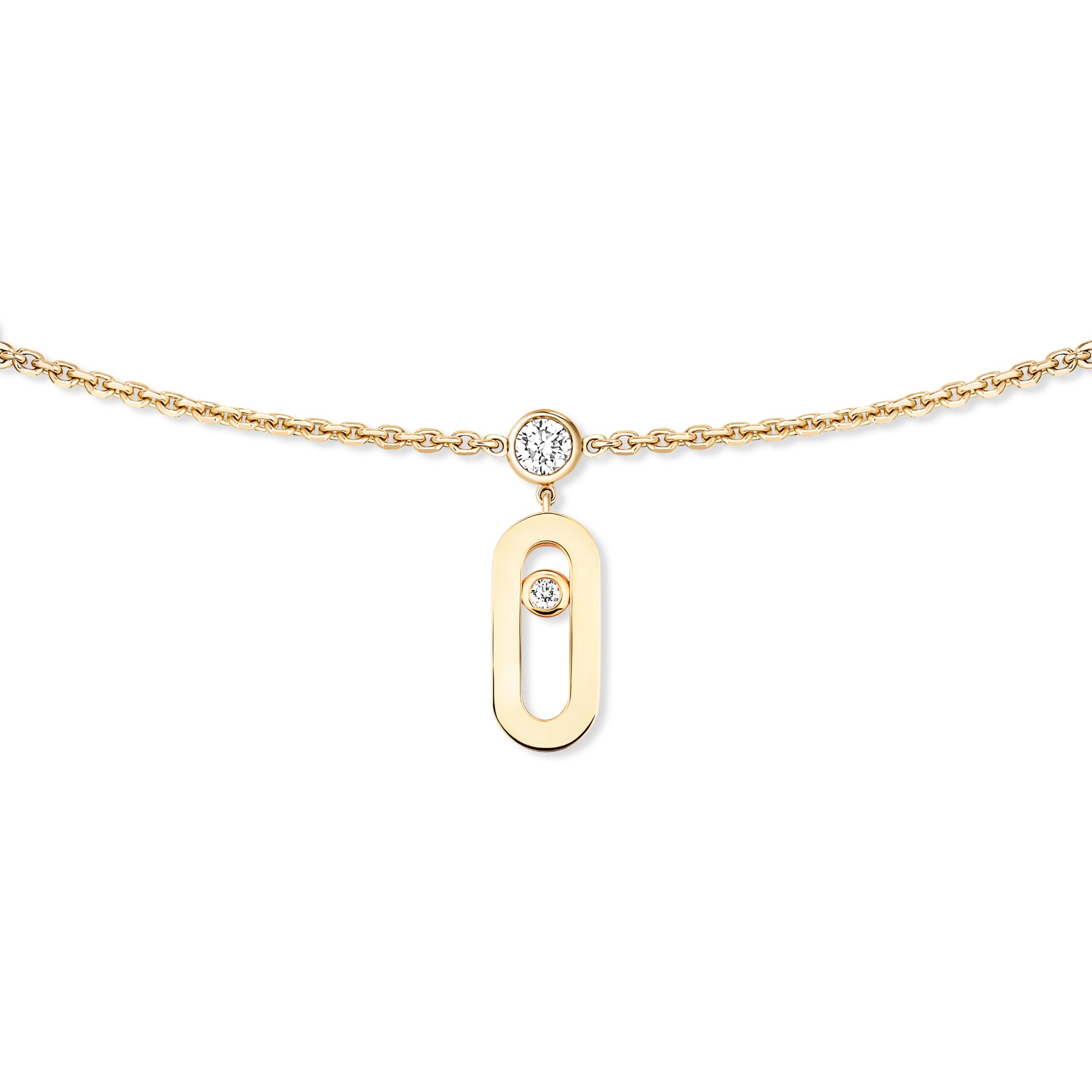 Messika Move Uno Choker mit Quaste (14588-YG) aus Gelbgold mit Diamant