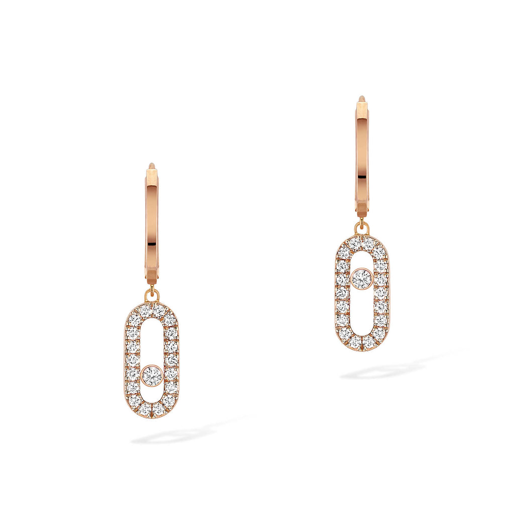 Messika Move Uno Creolen (12037-PG) aus Roségold mit Diamant