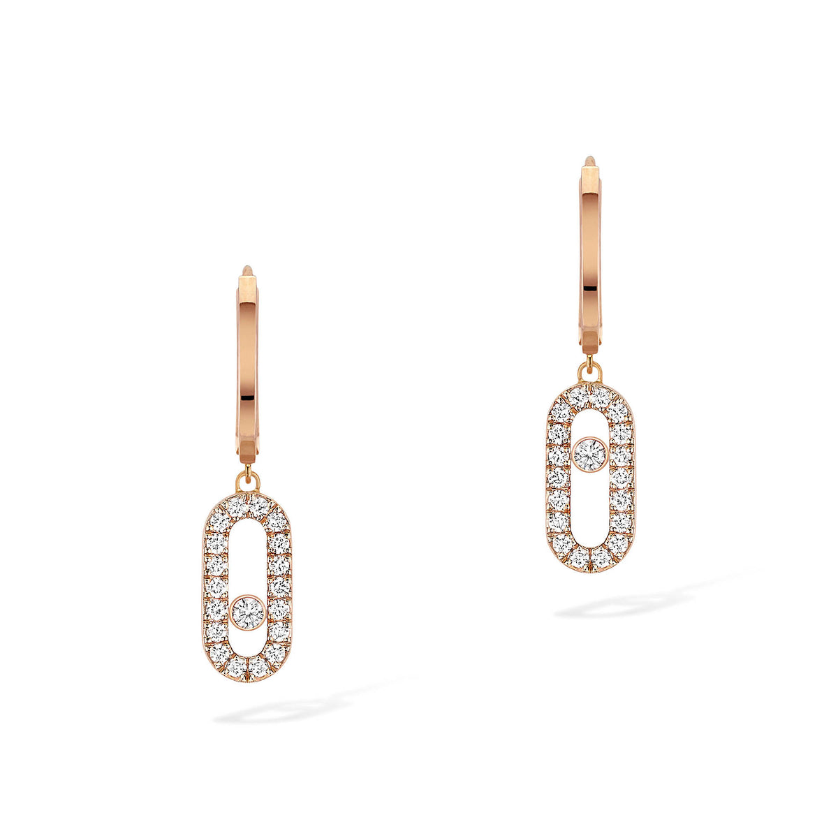 Messika Move Uno Creolen (12037-PG) aus Roségold mit Diamant