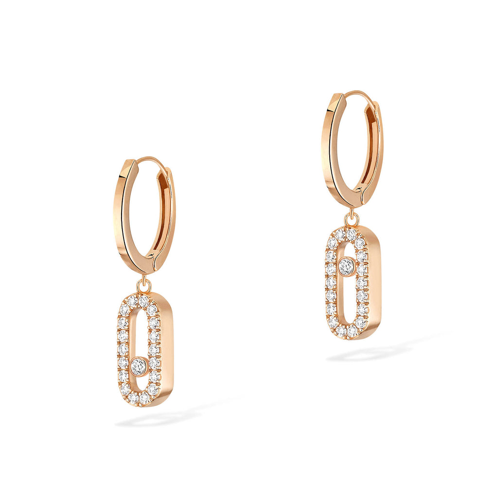 Messika Move Uno Creolen (12037-PG) aus Roségold mit Diamant