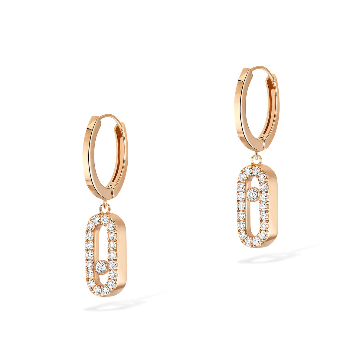 Messika Move Uno Creolen (12037-PG) aus Roségold mit Diamant