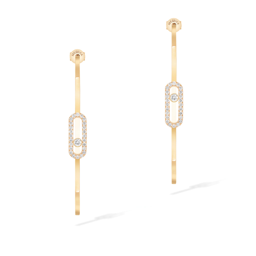 Messika Move Uno Creolen (12468-YG) aus Gelbgold mit Diamant