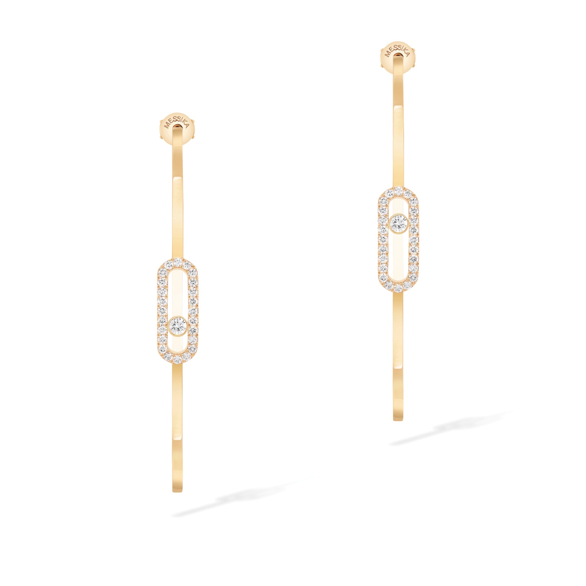 Messika Move Uno Creolen (12468-YG) aus Gelbgold mit Diamant