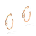 Messika Move Uno Creolen KM (12485-PG) aus Roségold mit Diamant