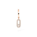 Messika Move Uno einzelner Creole (12302-PG) aus Roségold mit Diamant