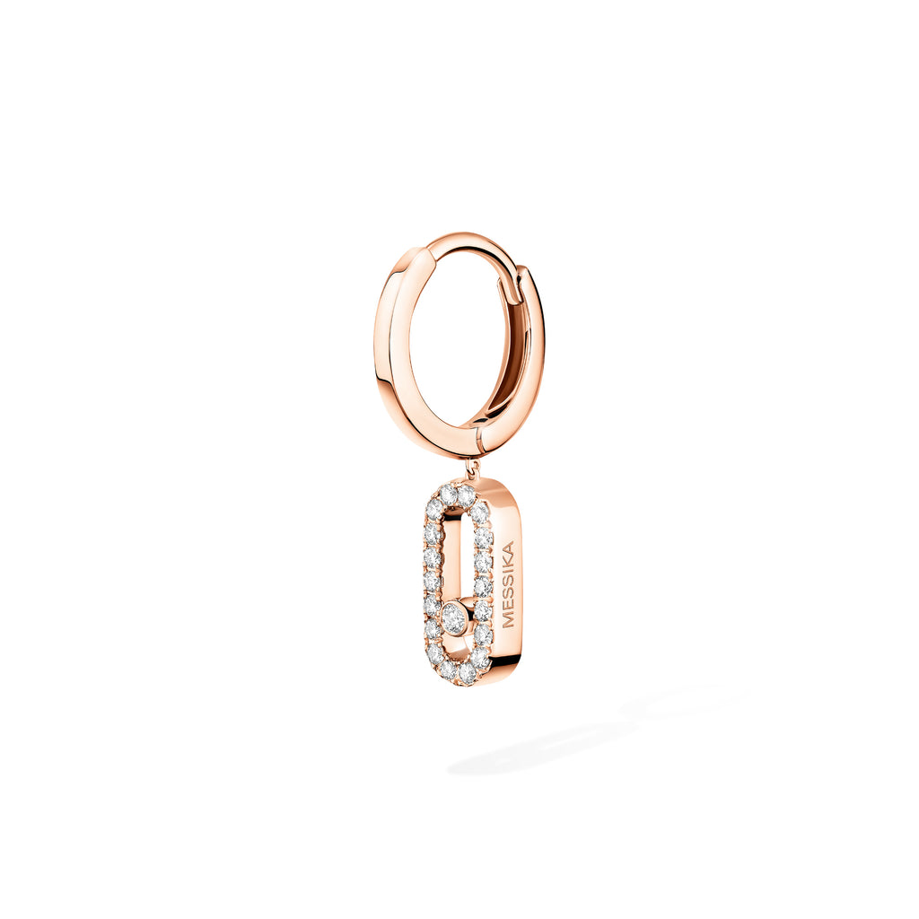Messika Move Uno einzelner Creole (12302-PG) aus Roségold mit Diamant