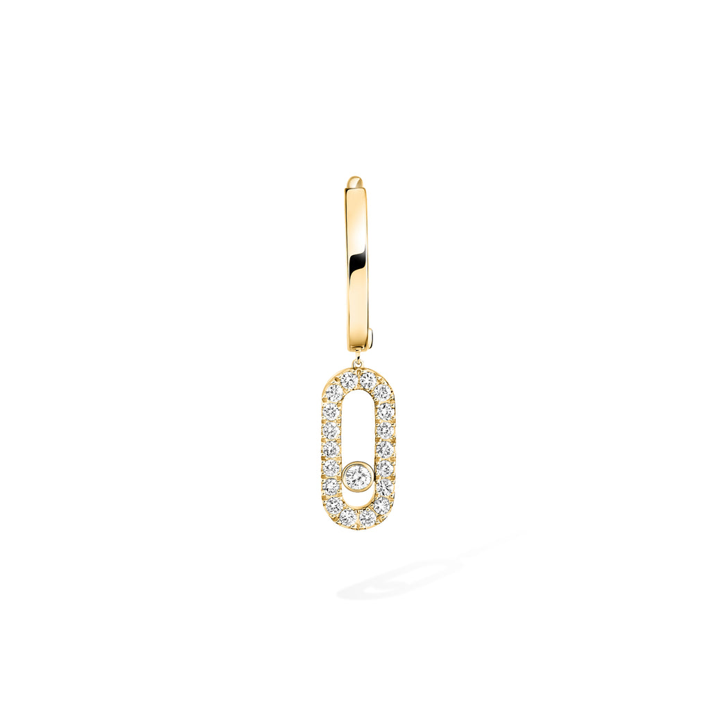 Messika Move Uno einzelner Creole (12302-YG) aus Gelbgold mit Diamant