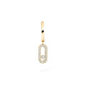 Messika Move Uno einzelner Creole (12302-YG) aus Gelbgold mit Diamant