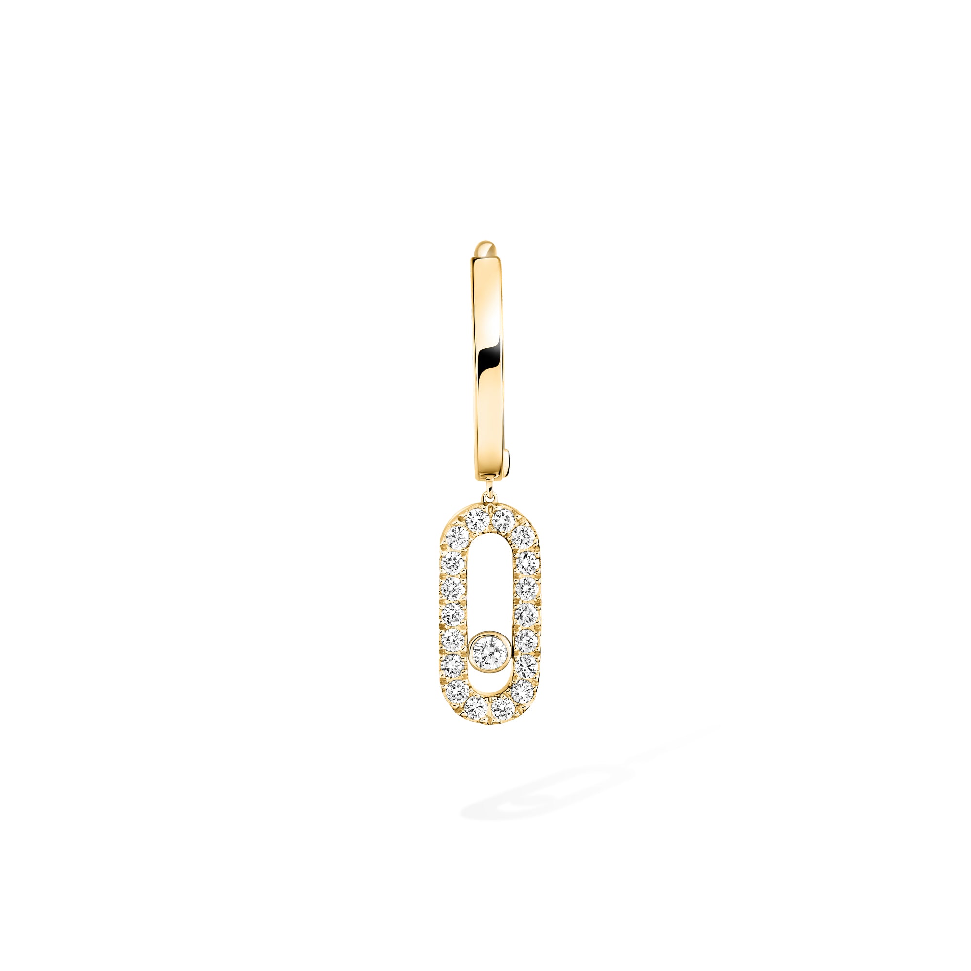Messika Move Uno einzelner Creole (12302-YG) aus Gelbgold mit Diamant