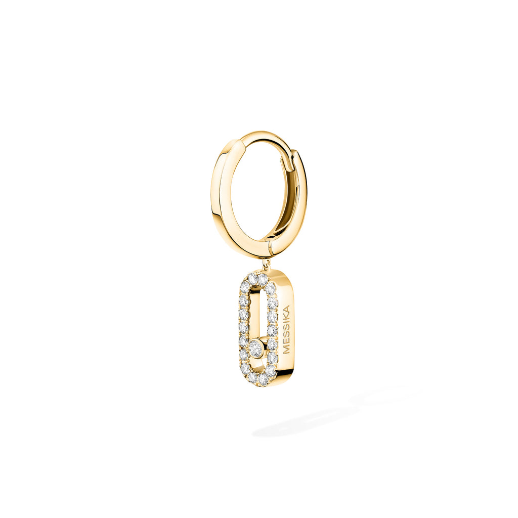 Messika Move Uno einzelner Creole (12302-YG) aus Gelbgold mit Diamant