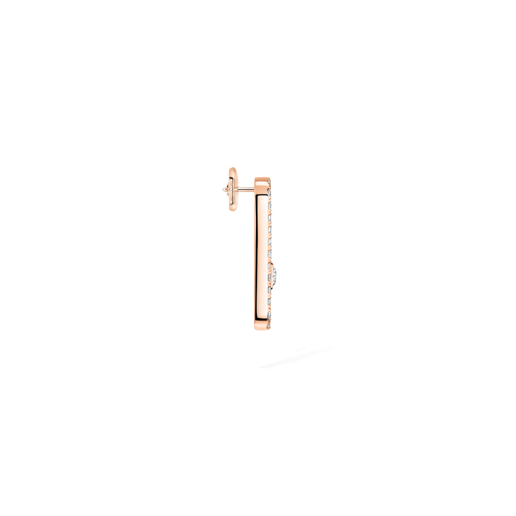 Messika Move Uno einzelner Ohrring (12063-PG) aus Roségold mit Diamant
