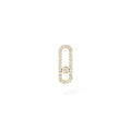 Messika Move Uno einzelner Ohrring (12063-YG) aus Gelbgold mit Diamant