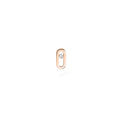 Messika Move Uno einzelner Ohrstecker (12957-PG) aus Roségold mit Diamant