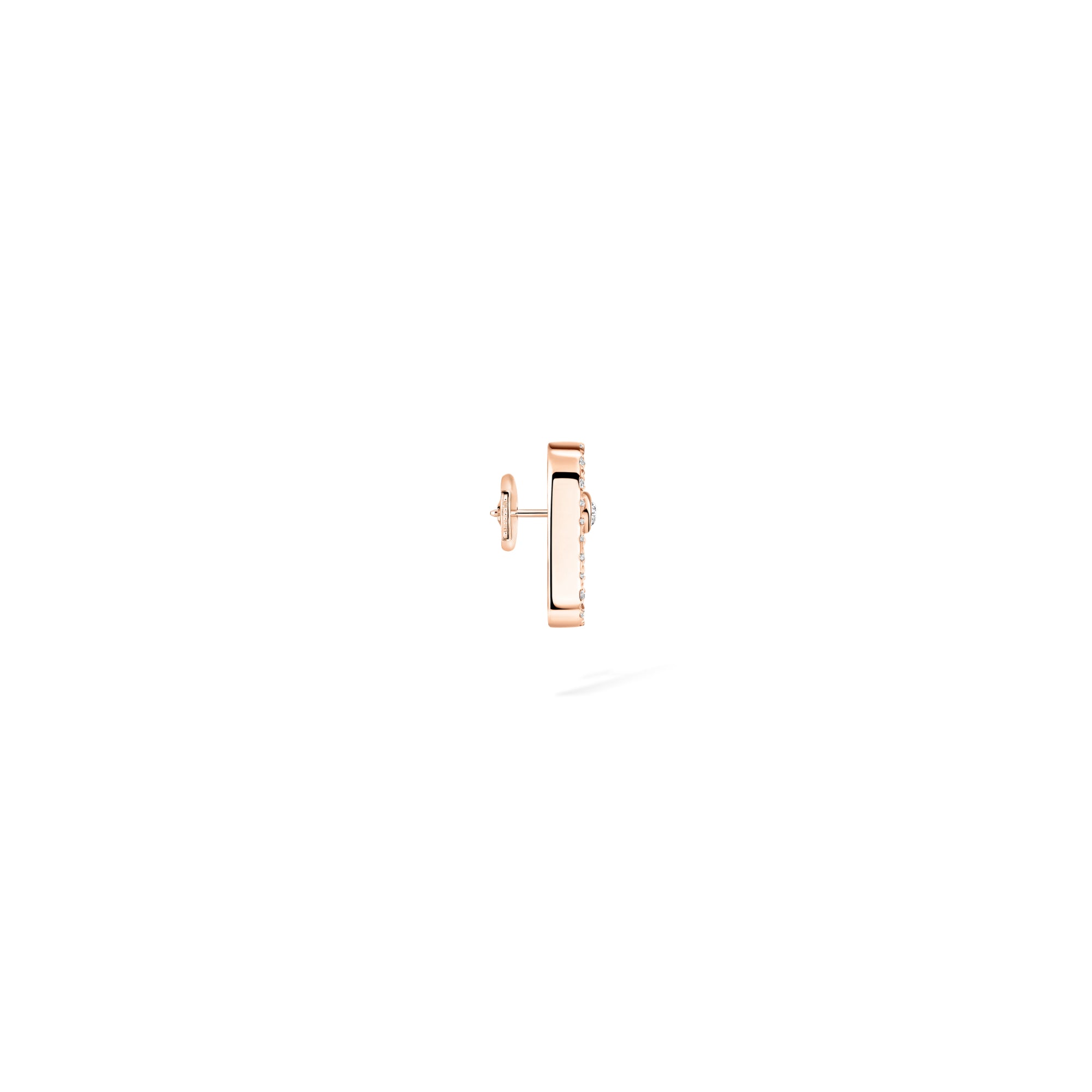 Messika Move Uno einzelner Ohrstecker (13593-PG) aus Roségold mit Diamant