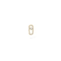 Messika Move Uno einzelner Ohrstecker (13593-YG) aus Gelbgold mit Diamant