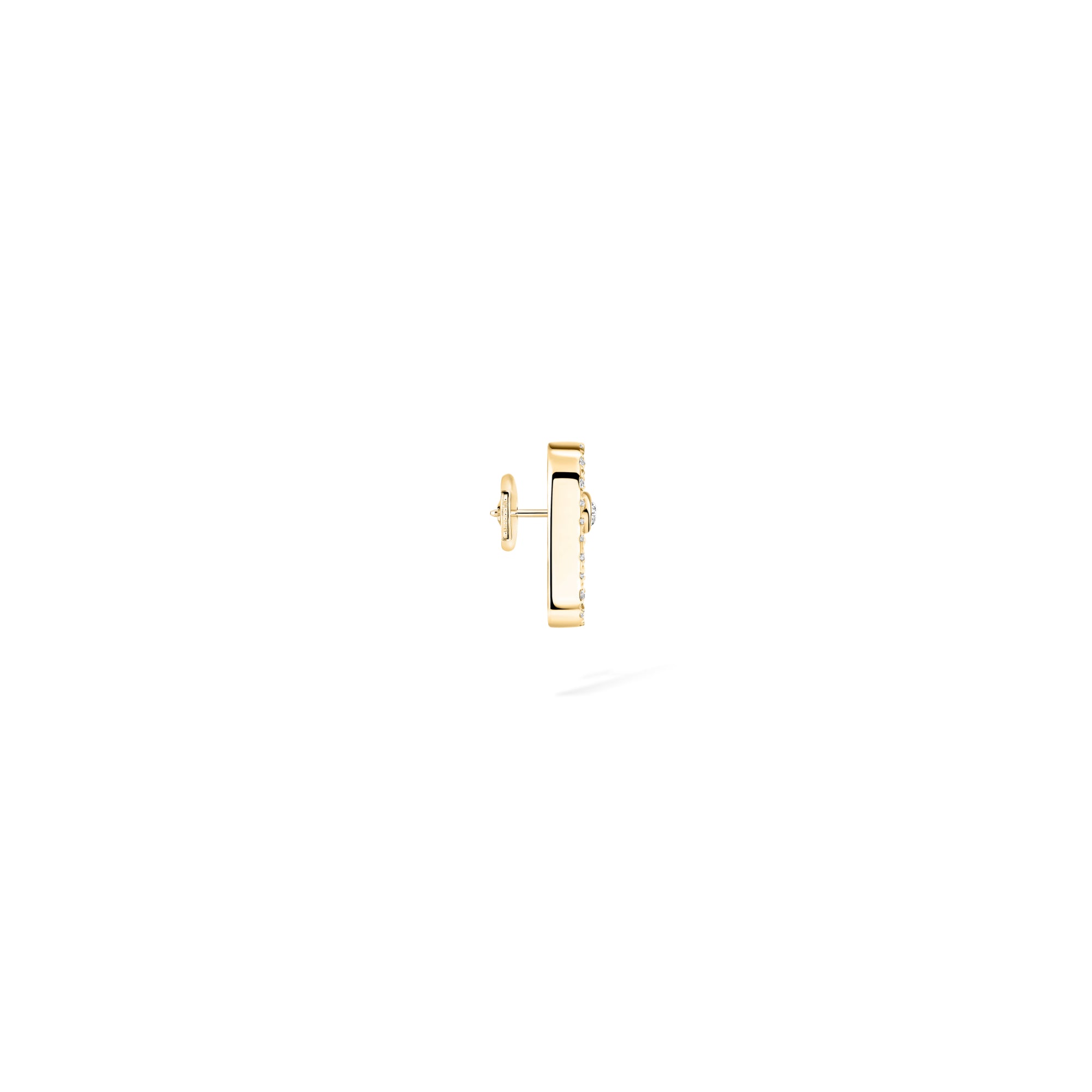 Messika Move Uno einzelner Ohrstecker (13593-YG) aus Gelbgold mit Diamant