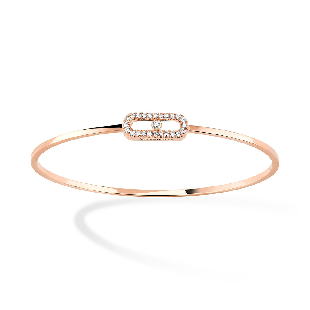 Messika Move Uno Flex Armreif (11134-PG) aus Roségold mit Diamant