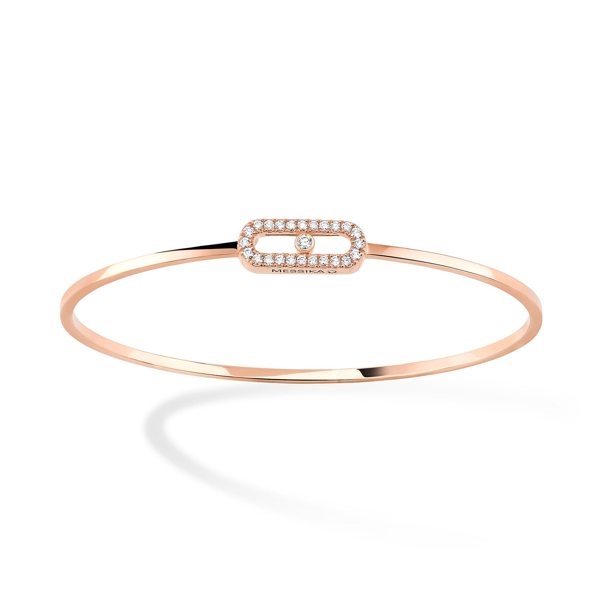 Messika Move Uno Flex Armreif (11134-PG) aus Roségold mit Diamant