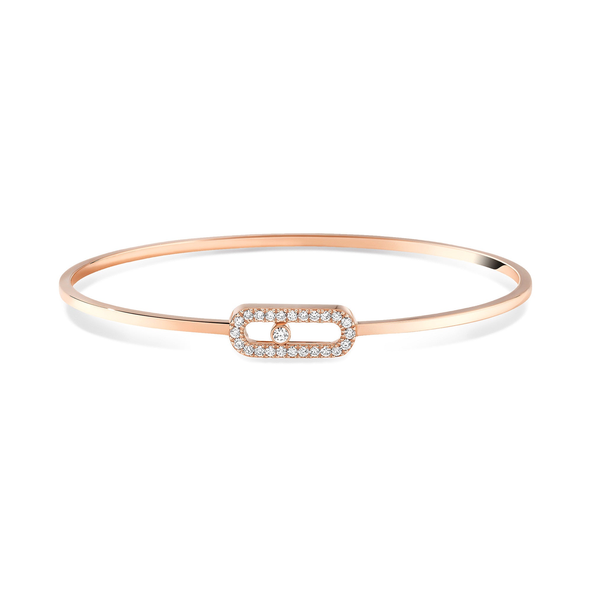 Messika Move Uno Flex Armreif (11134-PG) aus Roségold mit Diamant