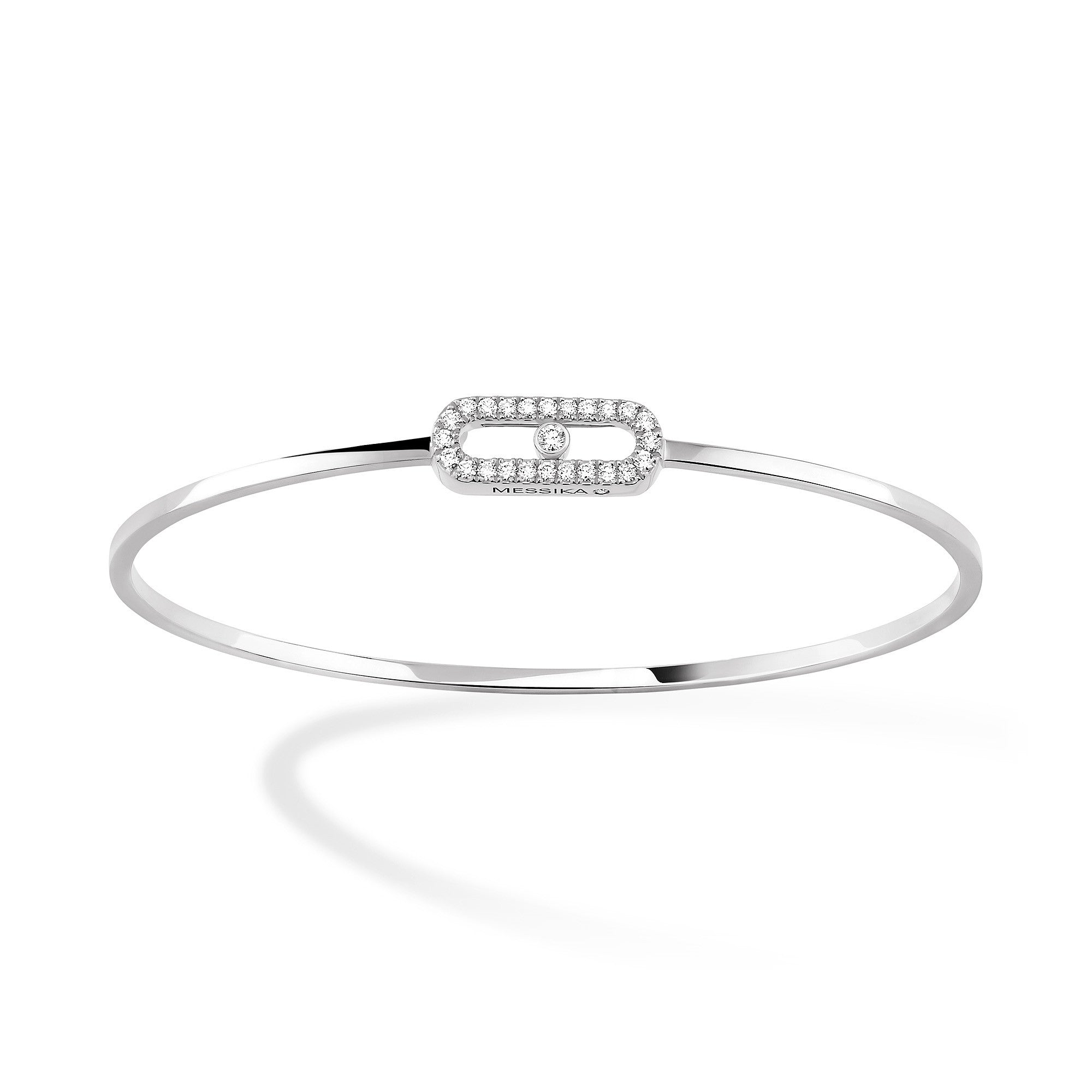 Messika Move Uno Flex Armreif (11134-WG) aus Weißgold mit Diamant
