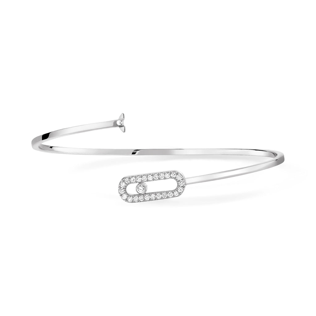 Messika Move Uno Flex Armreif (11134-WG) aus Weißgold mit Diamant