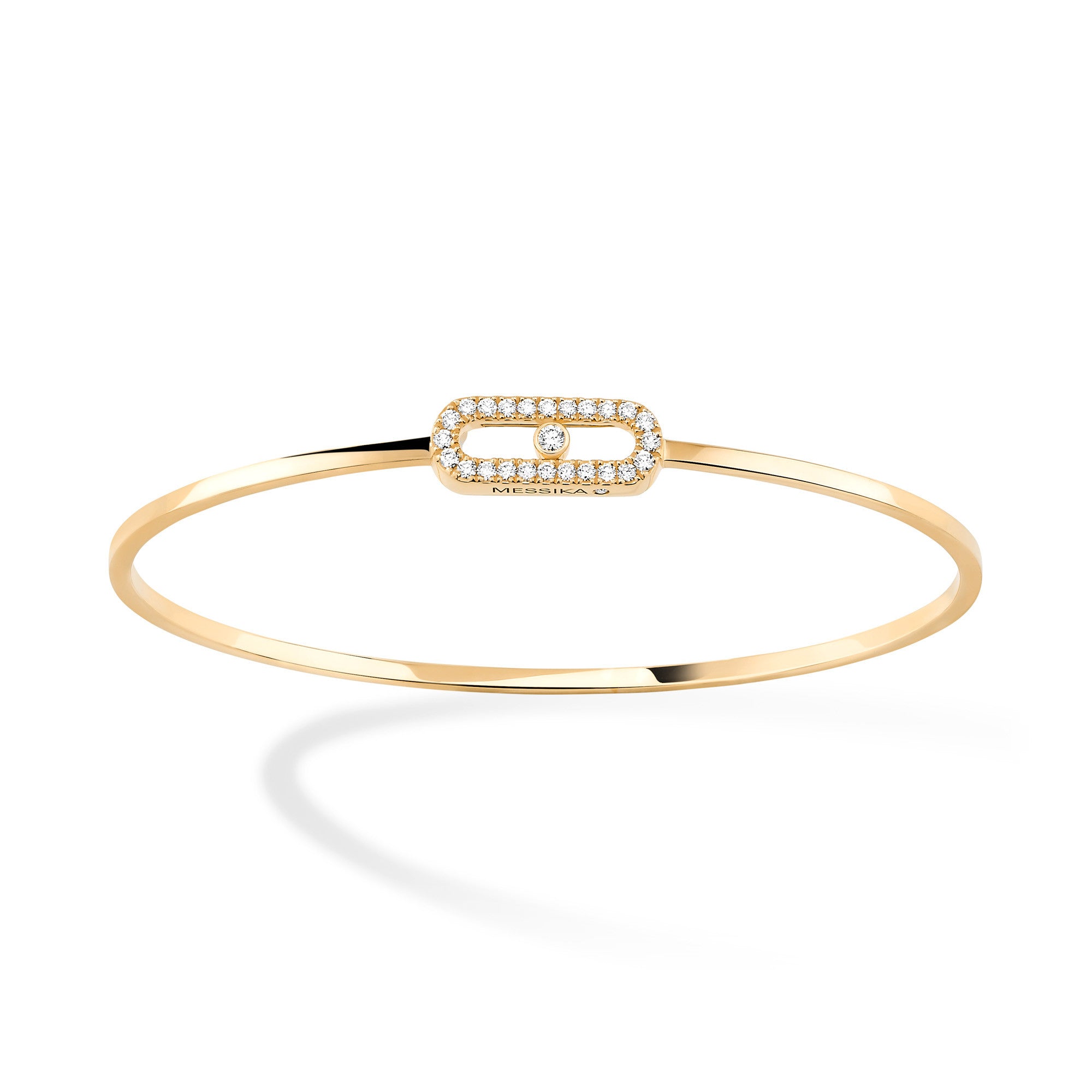 Messika Move Uno Flex Armreif (11134-YG) aus Gelbgold mit Diamant