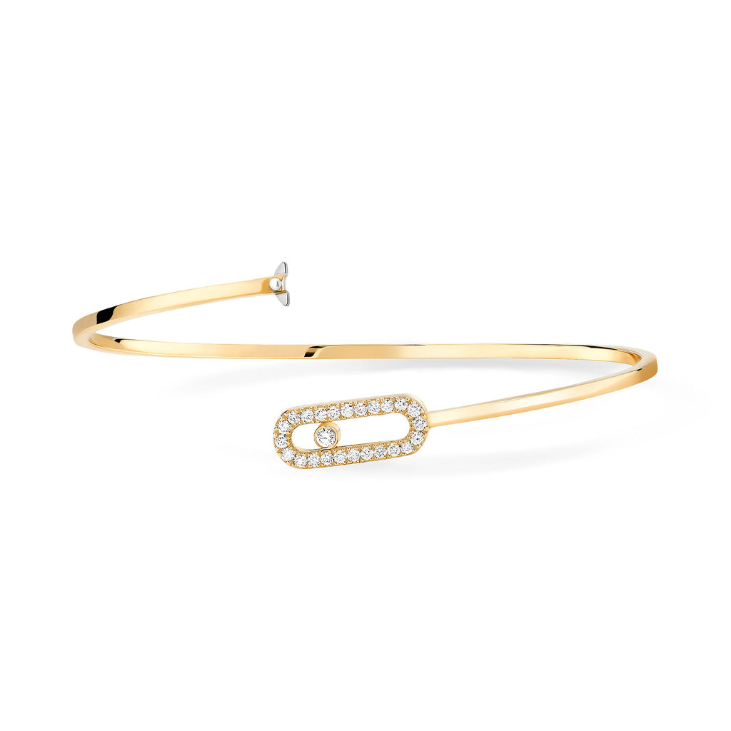 Messika Move Uno Flex Armreif (11134-YG) aus Gelbgold mit Diamant