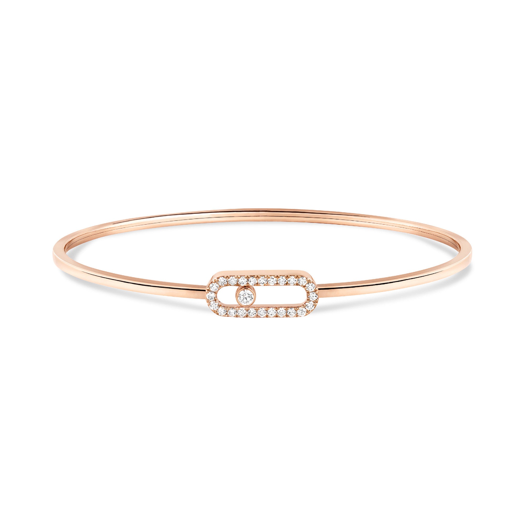 Messika Move Uno Flex Armreif (12057-PG) aus Roségold mit Diamant