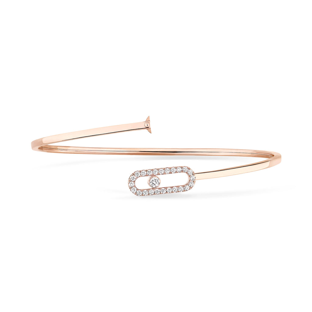 Messika Move Uno Flex Armreif (12057-PG) aus Roségold mit Diamant
