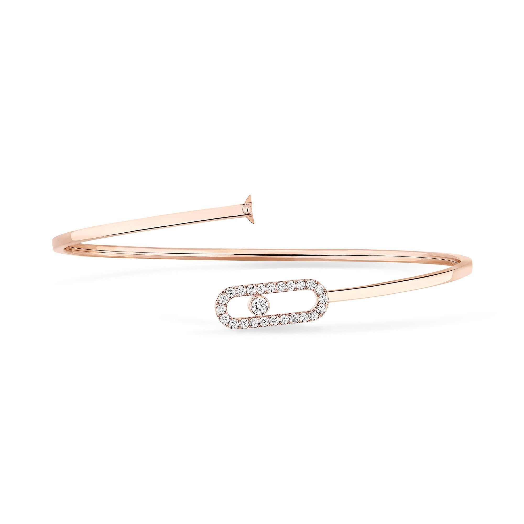 Messika Move Uno Flex Armreif (12057-PG) aus Roségold mit Diamant