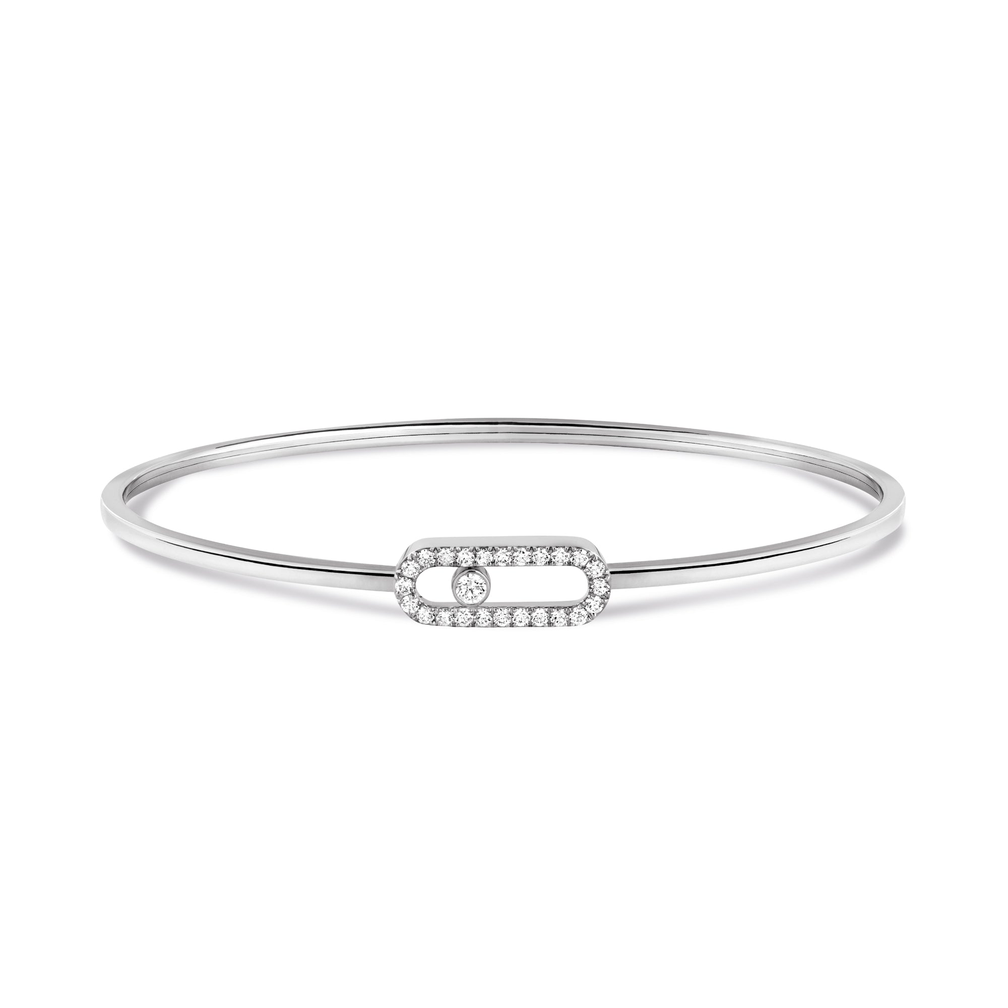 Messika Move Uno Flex Armreif (12057-WG) aus Weißgold mit Diamant