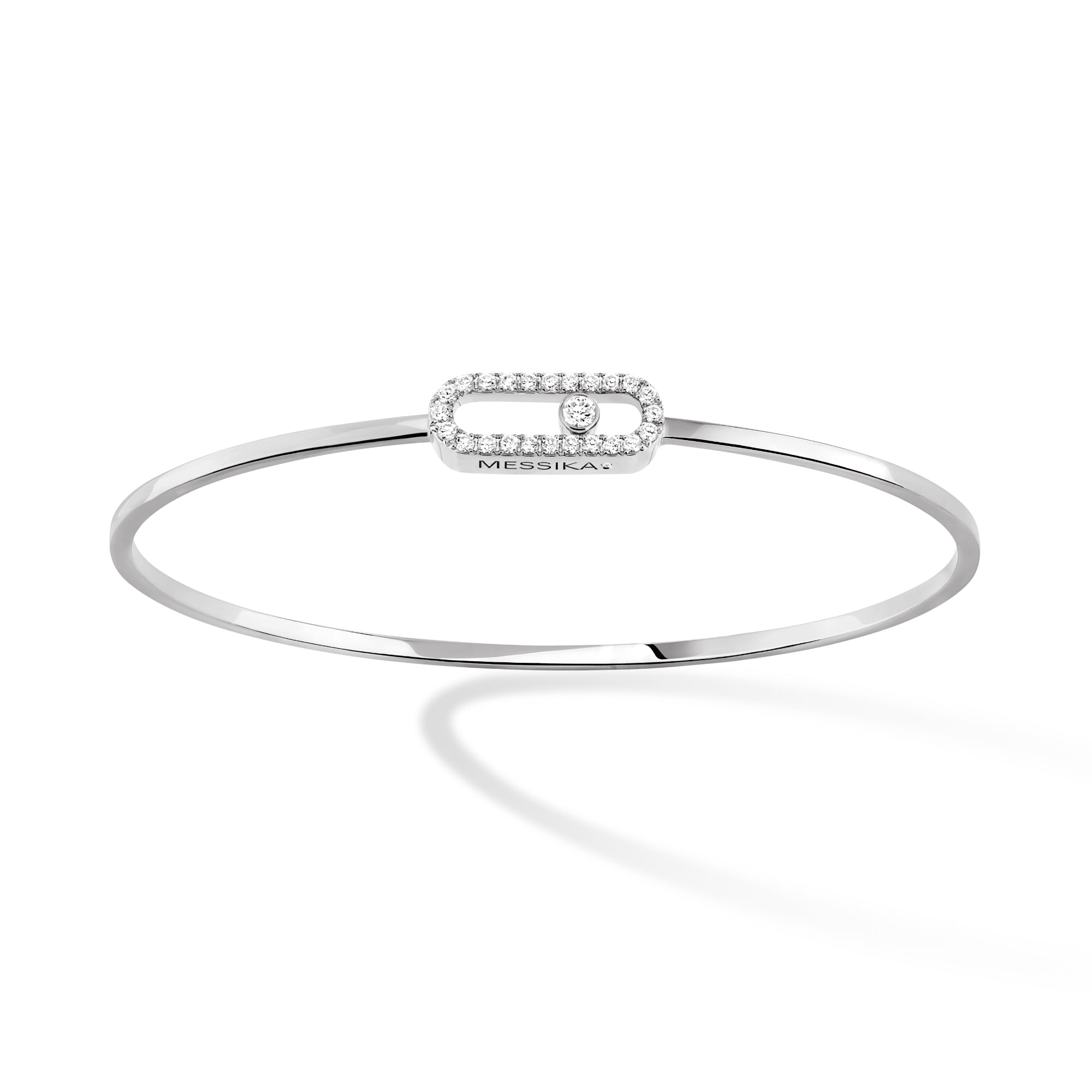 Messika Move Uno Flex Armreif (12057-WG) aus Weißgold mit Diamant