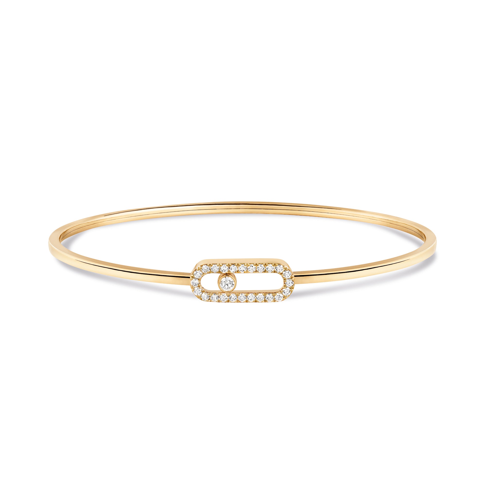 Messika Move Uno Flex Armreif (12057-YG) aus Gelbgold mit Diamant