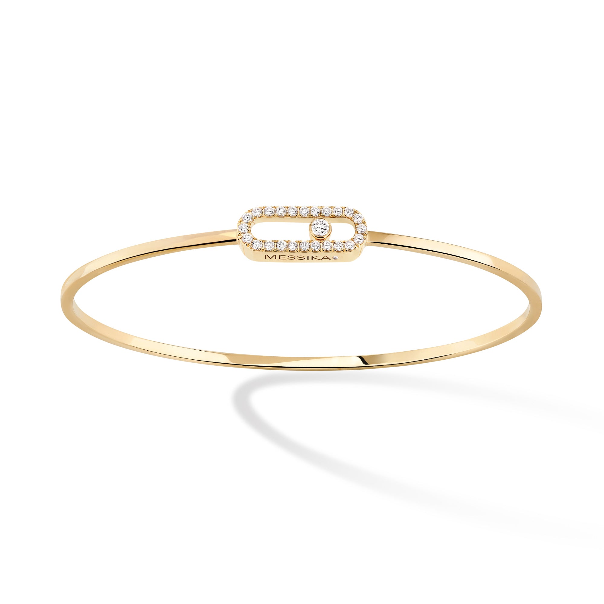 Messika Move Uno Flex Armreif (12057-YG) aus Gelbgold mit Diamant