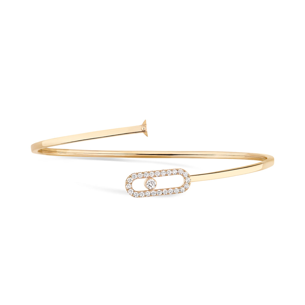 Messika Move Uno Flex Armreif (12057-YG) aus Gelbgold mit Diamant