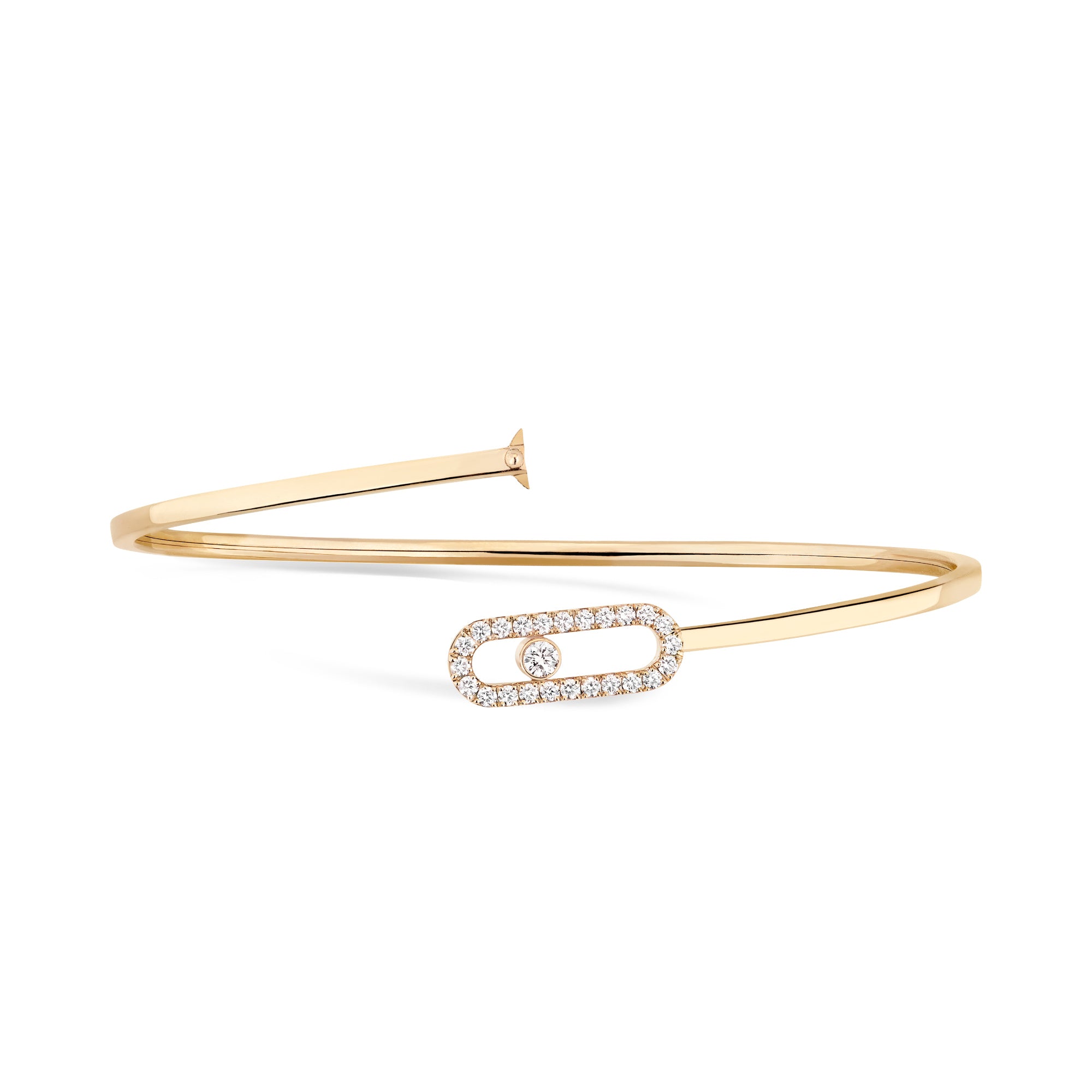 Messika Move Uno Flex Armreif (12057-YG) aus Gelbgold mit Diamant