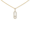 Messika Move Uno GM Kette (12058-YG) aus Gelbgold mit Diamant