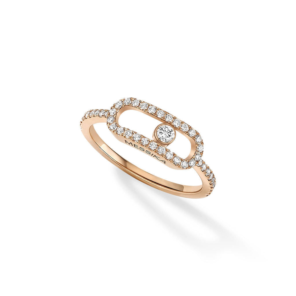 Messika Move Uno GM Ring (12113-PG) aus Roségold mit Diamant